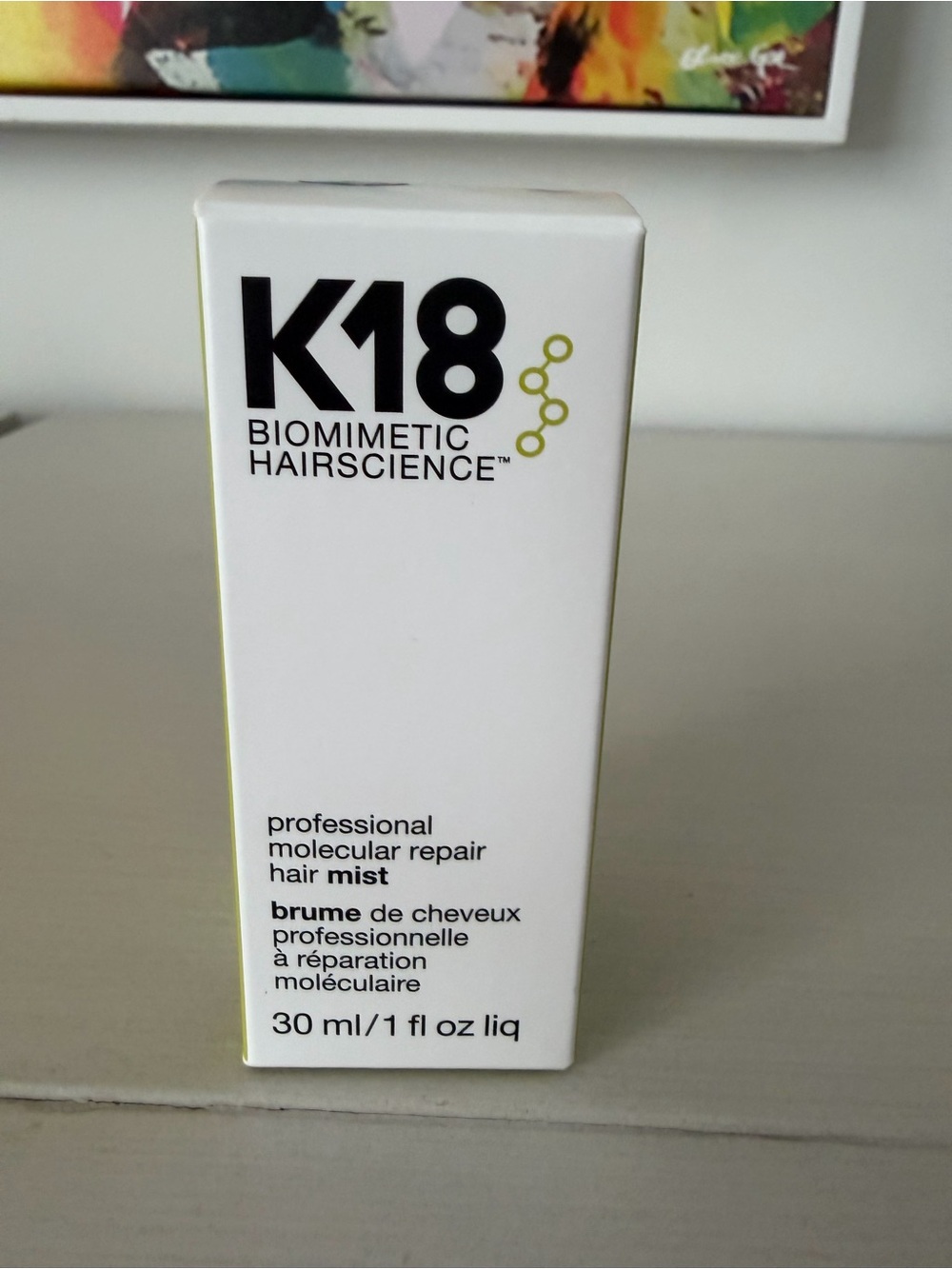 K18 Professional Molecular Repair Hair Mist — brand new in box 30ml